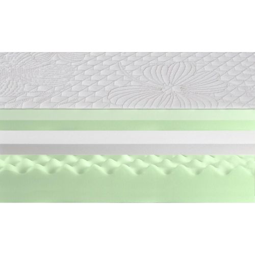  Olee Sleep 6 inch Ventilated Multi Layered Memory Foam Mattress