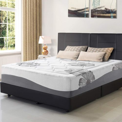  Olee Sleep 12 Inch I Gel Top Tencel Memory Foam Mattress 12FM01F