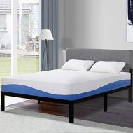 Olee Sleep 10 Inch Gel Infused Layer Top Memory Foam Mattress Blue, Full