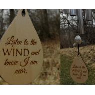 Oleinthewind Hardest of Times Wind Chime Missing You I am Near 26 inch Custom memorial gift after loss memorial garden