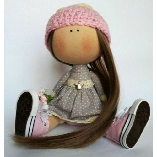  OlggyDesign Valentinaes gift Fabric doll Art doll Cloth doll Textile doll Decor doll Cute doll Interior doll Doll handmade Doll rag Collectable doll