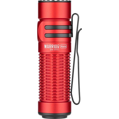  Olight Warrior Nano Rechargeable Flashlight (Red)