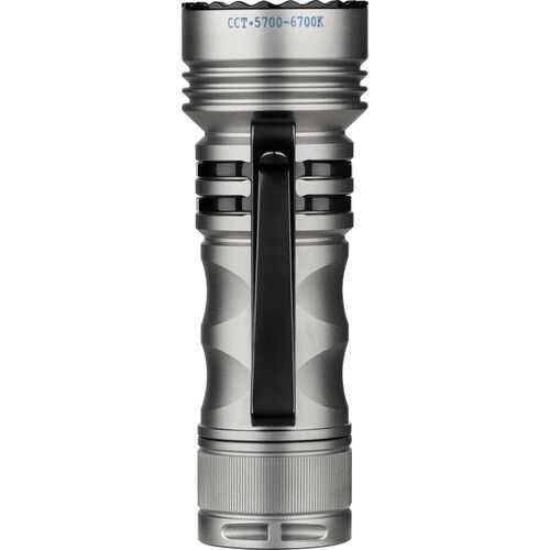  Olight Seeker 4 Mini White & UV Flashlight (Cool White Light, Titanium)