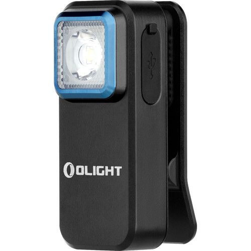  Olight Oclip Rechargeable Clip-On Light (Black)