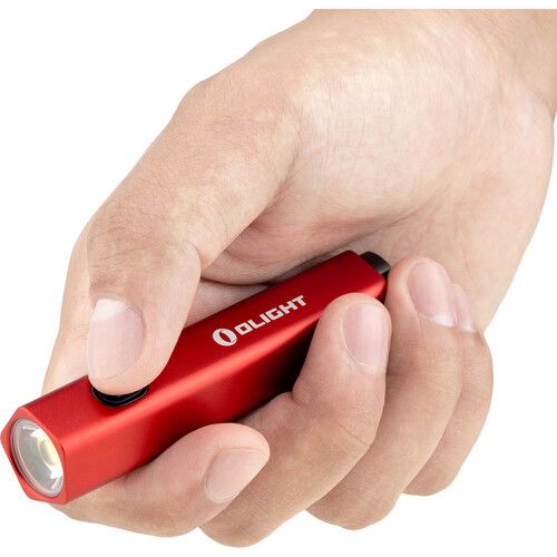  Olight Diffuse Rechargeable Pocket Flashlight (Red)