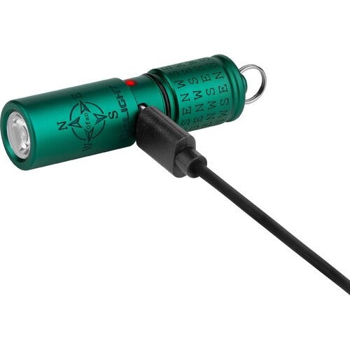  Olight I1R 2 Pro Rechargeable LED Key Chain Light (Center Green)