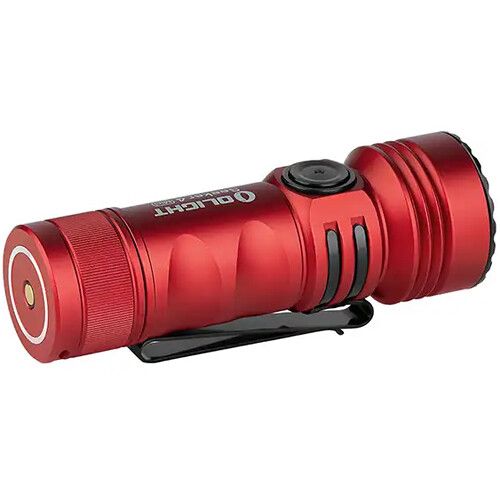  Olight Seeker 4 Mini White & UV Flashlight (Cool White Light, Red)