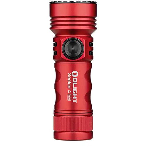  Olight Seeker 4 Mini White & UV Flashlight (Cool White Light, Red)