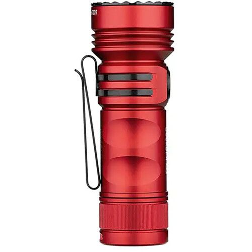  Olight Seeker 4 Mini White & UV Flashlight (Cool White Light, Red)