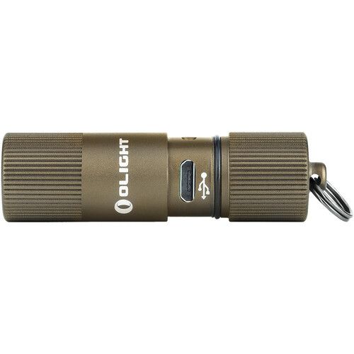  Olight i1R 2 EOS Rechargeable LED Keychain Light (Desert Tan)