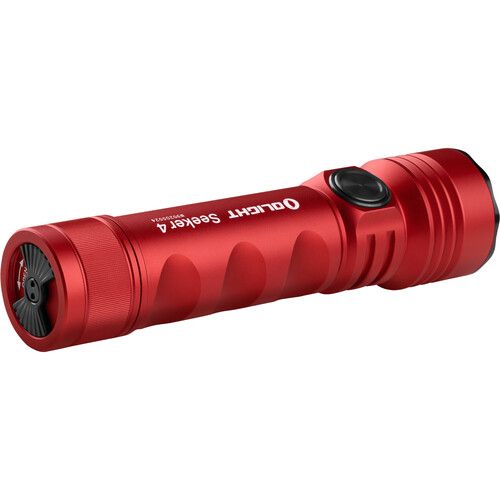  Olight Seeker 4 USB-C Rechargeable EDC Flashlight (Red)