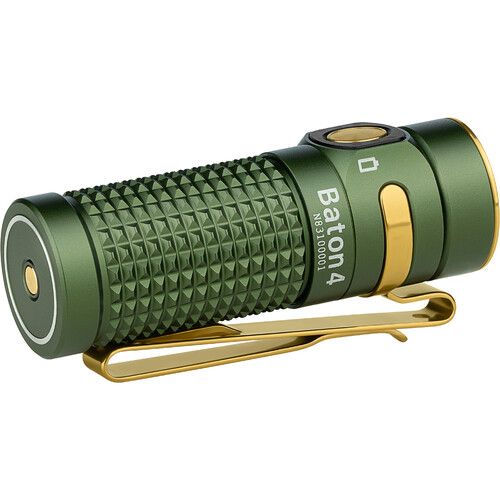  Olight Baton 4 Rechargeable Flashlight (OD Green)