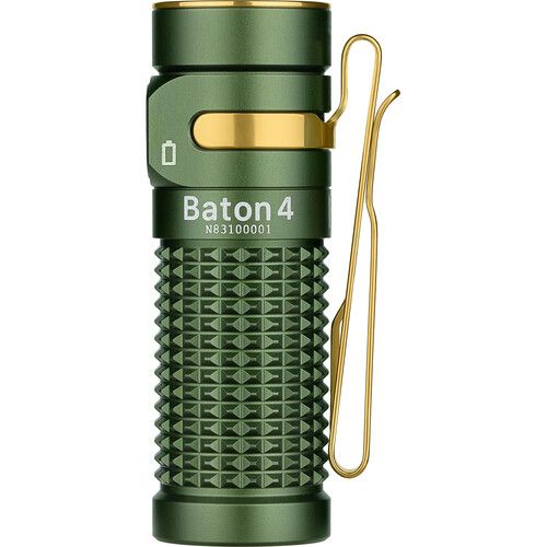  Olight Baton 4 Rechargeable Flashlight (OD Green)
