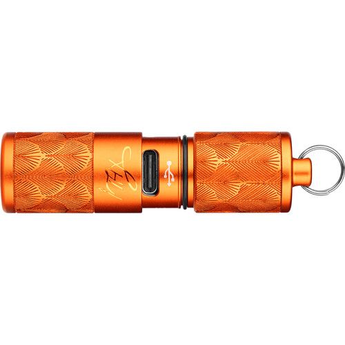  Olight ITHX Rechargeable Keychain Light (Orange Feathers)