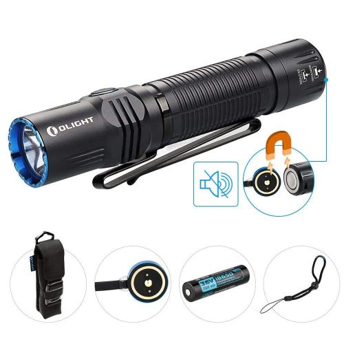  [아마존 핫딜]  [아마존핫딜]Olight OLIGHT M2R Warrior Wiederaufladbare Taktische 18650-Taschenlampe mit 1500 Lumen Leistungsstarke Dual-Switch-LED-Taschenlampe mit XHP35 HD fuer den Outdoor-Haushalt