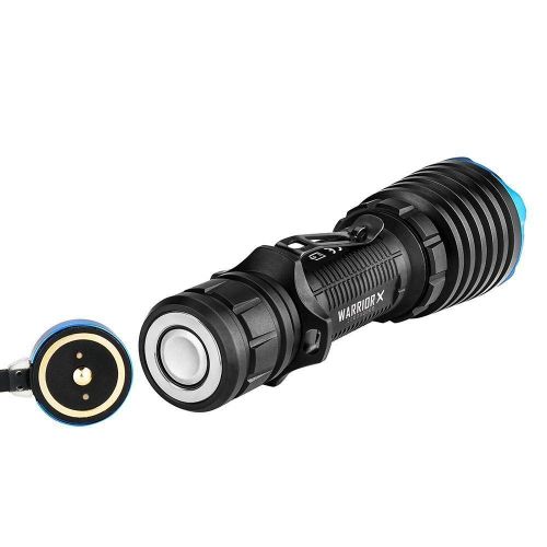  [아마존 핫딜]  [아마존핫딜]Olight OLIGHT WARRIOR X 2000 Lumen, Taktische LED-Taschenlampe, MCC-Magnetladekabel, mit 18650 3000mAh Batterie, ideal fuer Verteidigung und Militar usw.