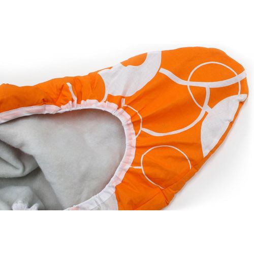  [아마존베스트]Oliso Standard Size Ironing Board Cover, 100% Cotton, 54 Inch by 15 Inch, Orange