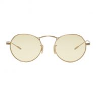 Oliver Peoples Gold & Yellow M-4 30th Sunglasses