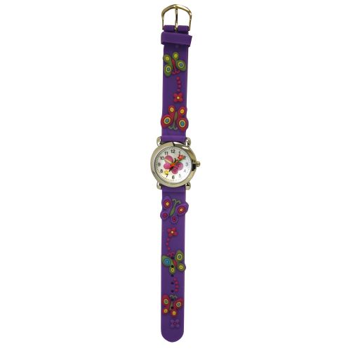  Olivia Pratt Kids Floating Butterflies Silicone One Size Watch by Olivia Pratt