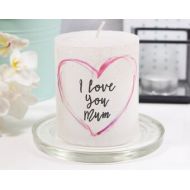 OliviaMorganLtd I Love You Mum Metallic Mothers Day Candle - Mothers day gift - Mothers Day candle - I love you mum - I love you candle - Candle for her