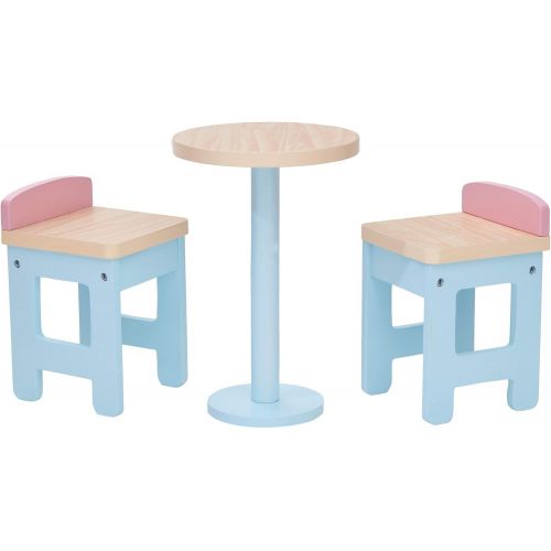  Olivias Little World - Modern Nordic Princess Doll bar Table & Chair Set