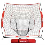 Mllieroo Ollieroo7×7 Baseball and Softball Practice Hitting Batting Training Net with Carry Bag