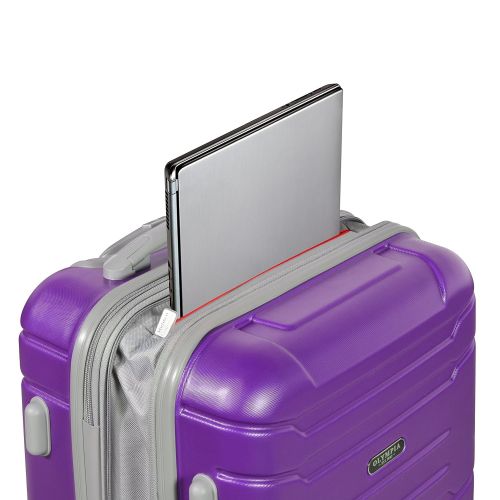  Olympia Denmark 21 Carry-on Spinner, Purple