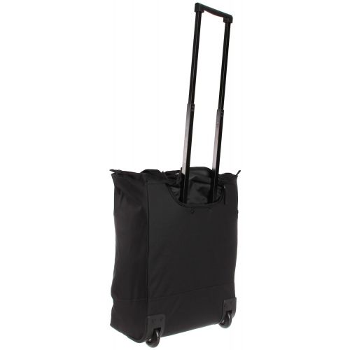  Olympia Luggage Rolling Shopper Tote,Black,One Size