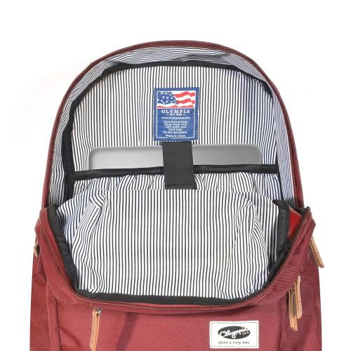  Olympia Element 18 Backpack, MAROON One Size
