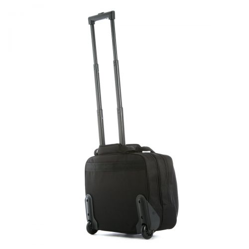  Olympia Luggage Deluxe Rolling Tote, Black, One Size