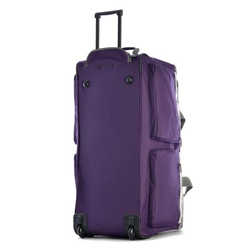  Olympia 33 8 Pocket Rolling Duffel, Dark Lavender