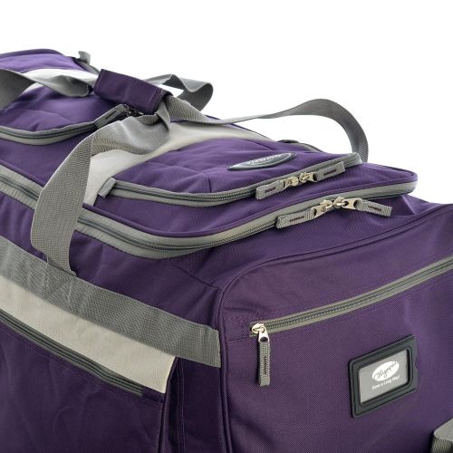  Olympia 33 8 Pocket Rolling Duffel, Dark Lavender