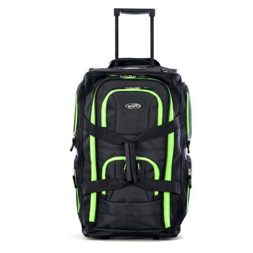  Olympia 22 8 Pocket Rolling Duffel, Green One Size