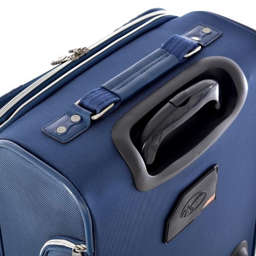  Olympia Hamburg Luggage Set, Navy, One Size