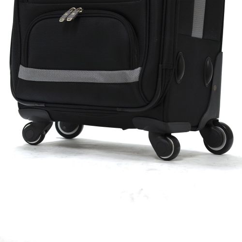  Olympia Yuma 3Pc Luggage Set, Gray, One Size