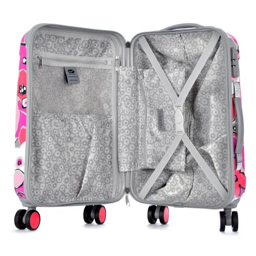  Olympia Blossom II 29-Inch Polycarbonate Large-Size Spinner with TSA Lock PK, Fuchsia, One Size