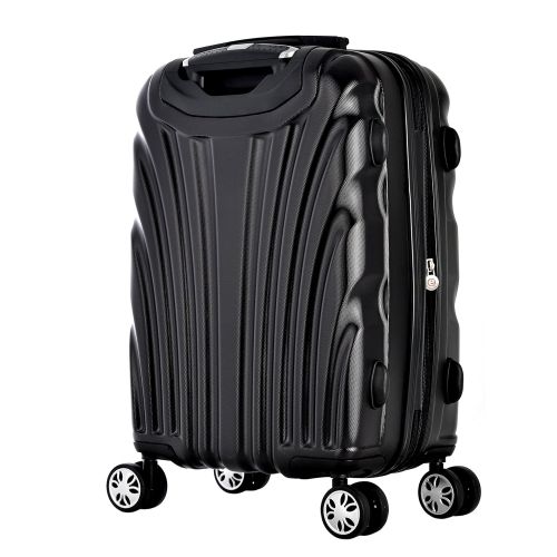  Olympia Vortex 24 Mid-Size Hardcase Spinner, Black