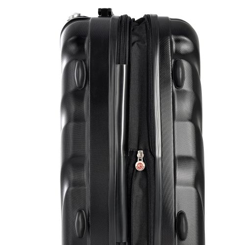  Olympia Vortex 24 Mid-Size Hardcase Spinner, Black
