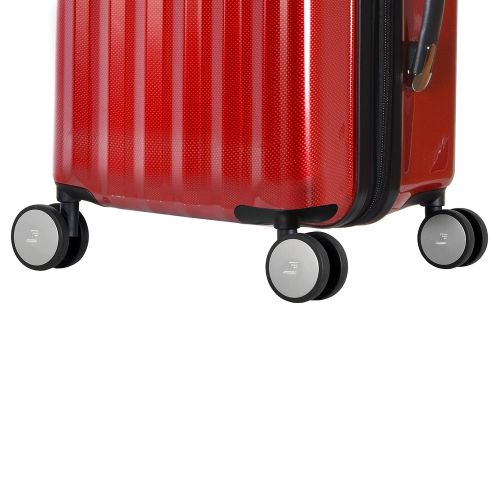  Olympia Titan 29 Expandable Large-Size Hardcase Spinner, Red, Black