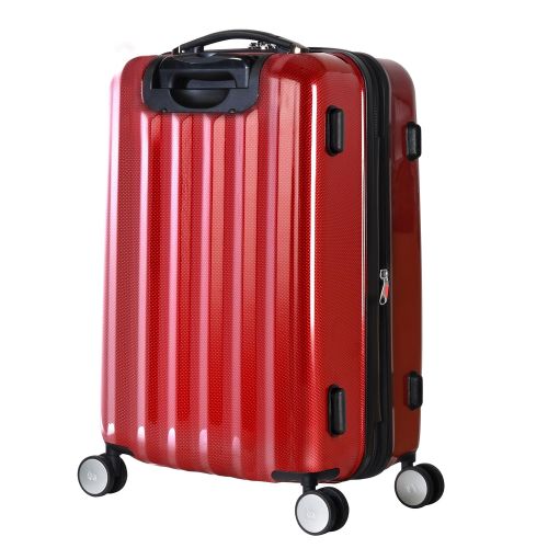  Olympia Titan 29 Expandable Large-Size Hardcase Spinner, Red, Black