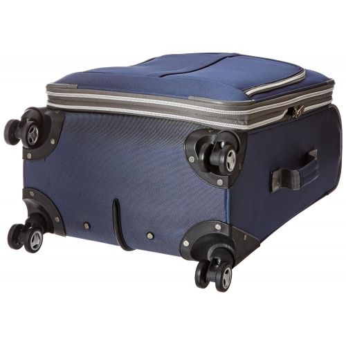  Olympia Tuscany 25 Inch Expandable Vertical Rolling Luggage Case, Denim Blue, One Size