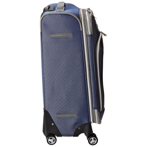  Olympia Tuscany 25 Inch Expandable Vertical Rolling Luggage Case, Denim Blue, One Size