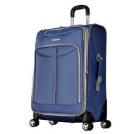 Olympia Luggage Tuscany 25 Inch Expandable Vertical Rolling Luggage Case,Red,One Size