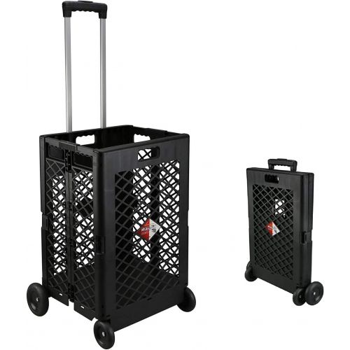  Olympia Tools 85-404 Pack-N Mesh Rolling Cart, 55 Lb, Plastic, 55LB, Black