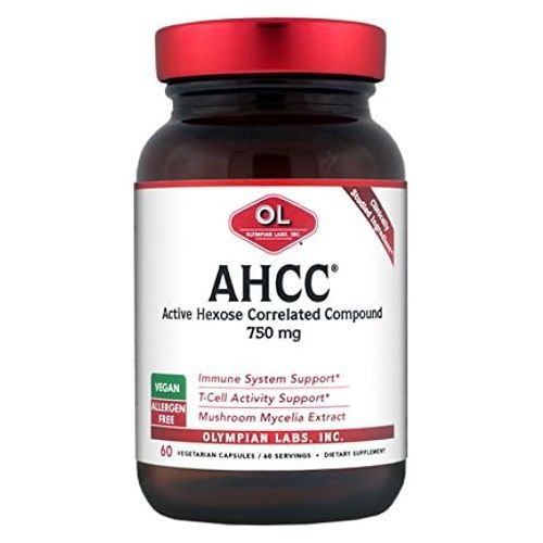  Olympian Labs - Ahcc-750mg, 750 mg, 60 capsules