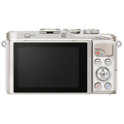  Olympus PEN E-PL9 16.1MP Mirrorless Camera Body, Pearl White