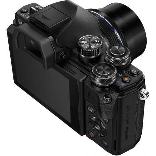  Olympus OM-D E-M10 Mark II 16.1Megapixel Mirrorless Camera with Lens - 14mm - 42mm - Black