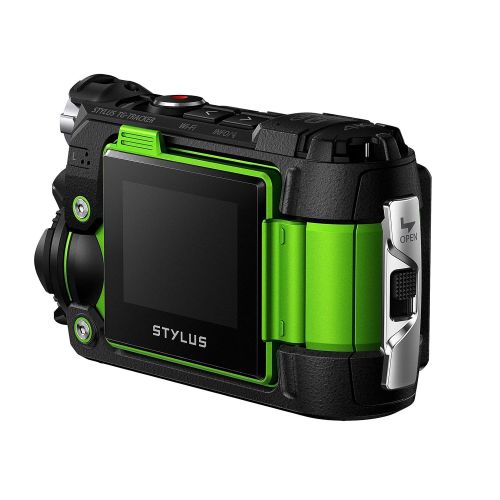  Olympus TG-Tracker Actionkamera (stossfest, wasserdicht, frostsicher, GPS, Barometer, Temperatursensor) gruen