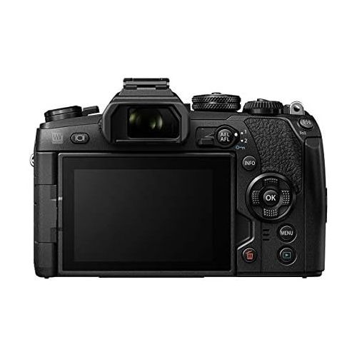  [아마존베스트]Olympus OM-D E-M1 Mark II System Camera, Up To 60 Frames Per Second, 121 AF Points, 20 Megapixels, 7.6 cm/3 Inches, TFT LCD Display, 4K Video, HDR, 5-Axis Image Stabiliser, Black