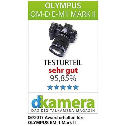  [아마존베스트]Olympus OM-D E-M1 Mark II System Camera, Up To 60 Frames Per Second, 121 AF Points, 20 Megapixels, 7.6 cm/3 Inches, TFT LCD Display, 4K Video, HDR, 5-Axis Image Stabiliser, Black